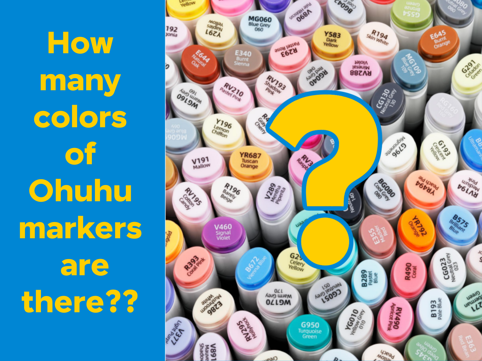 Cindy deRosier: My Creative Life: How Many Different Colors of Ohuhu Markers  Are There?